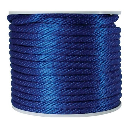 Wellington Wellington P7240S0200B48S Solid Braided Poly Derby Rope  Blue 74979